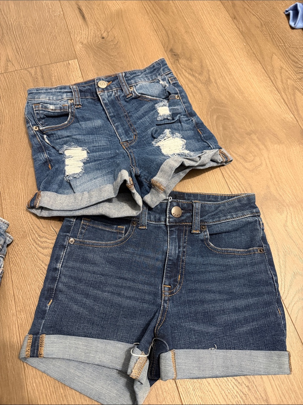 Aeropostale size 0 denim shorts bundle of 2 pairs @@@@